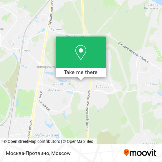 Москва-Протвино map