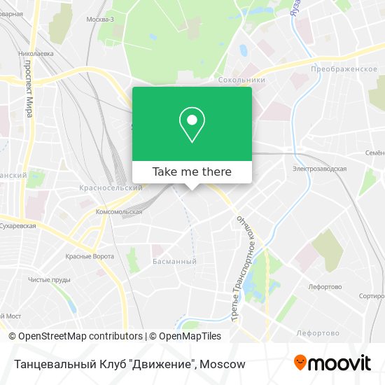 Танцевальный Клуб "Движение" map