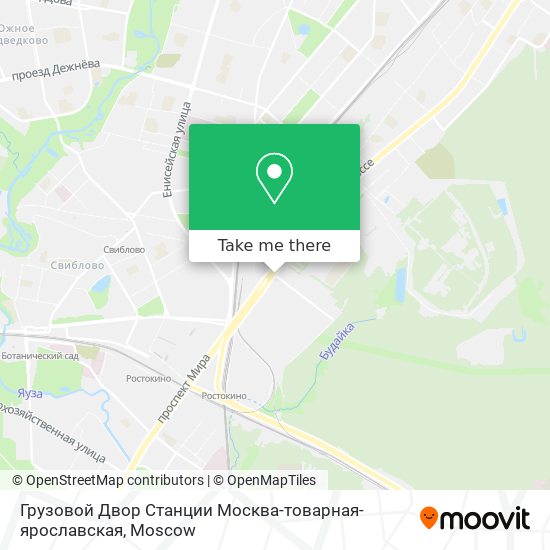 Грузовой Двор Станции Москва-товарная-ярославская map