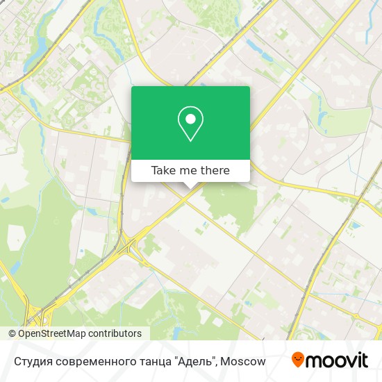 Студия современного танца "Адель" map