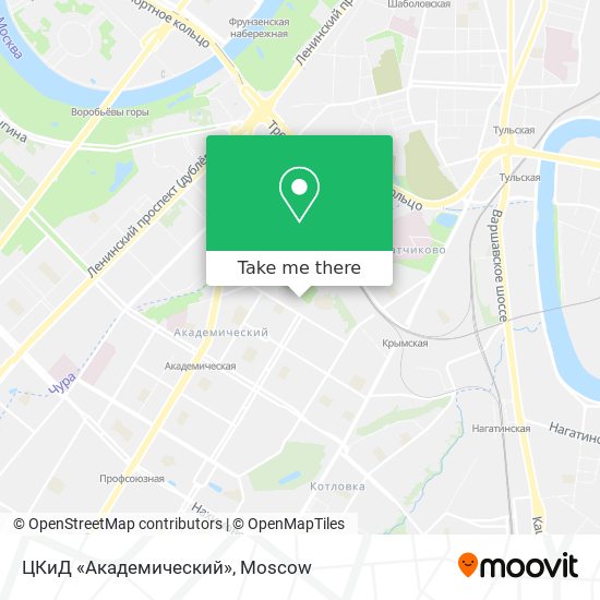 ЦКиД «Академический» map