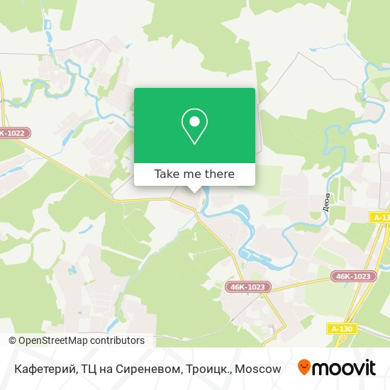 Кафетерий, ТЦ на Сиреневом, Троицк. map