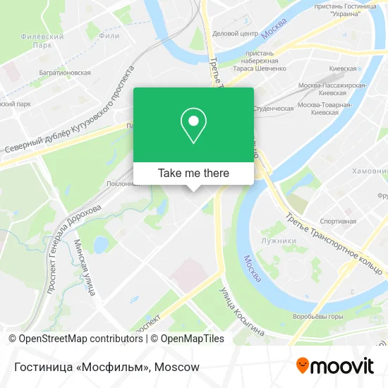 Гостиница «Мосфильм» map