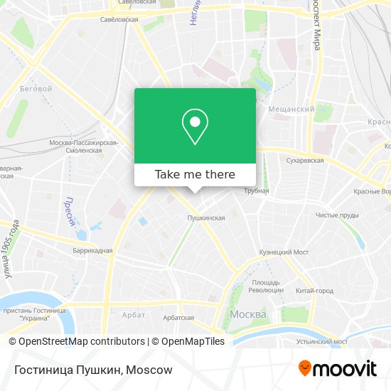 Гостиница Пушкин map