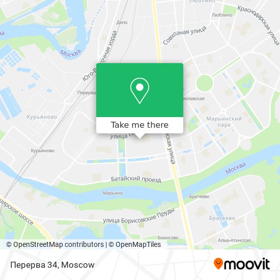 Перерва 34 map