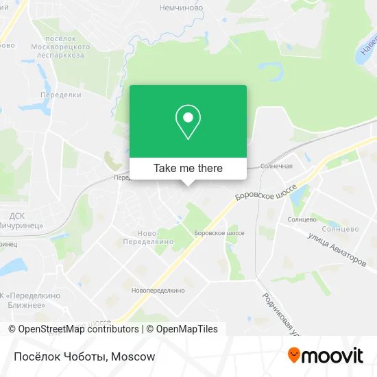 Посёлок Чоботы map