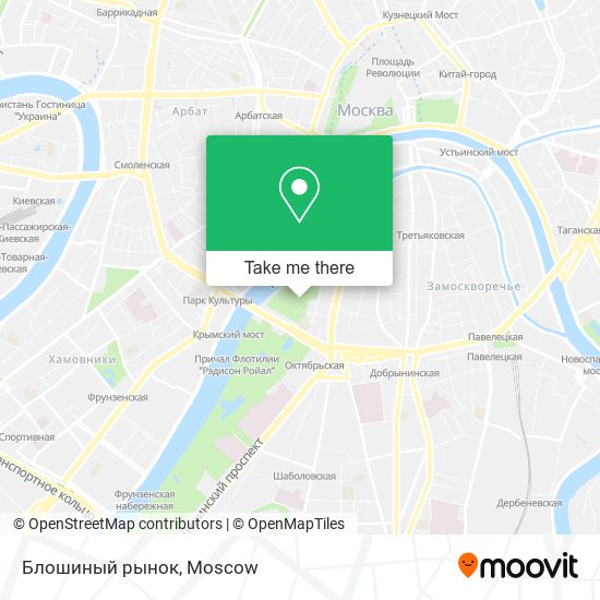 Блошиный рынок map