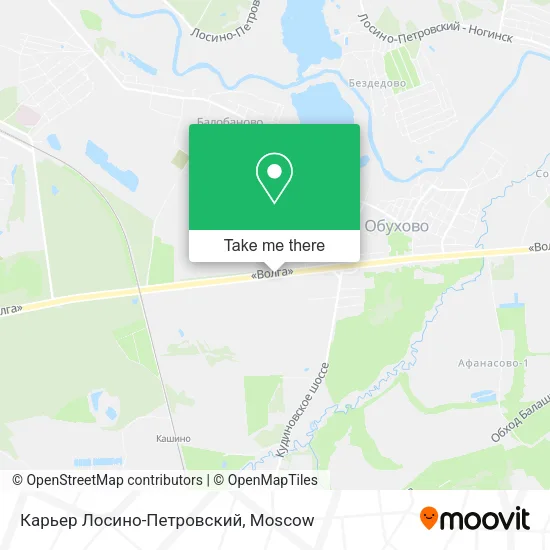 Карьер Лосино-Петровский map