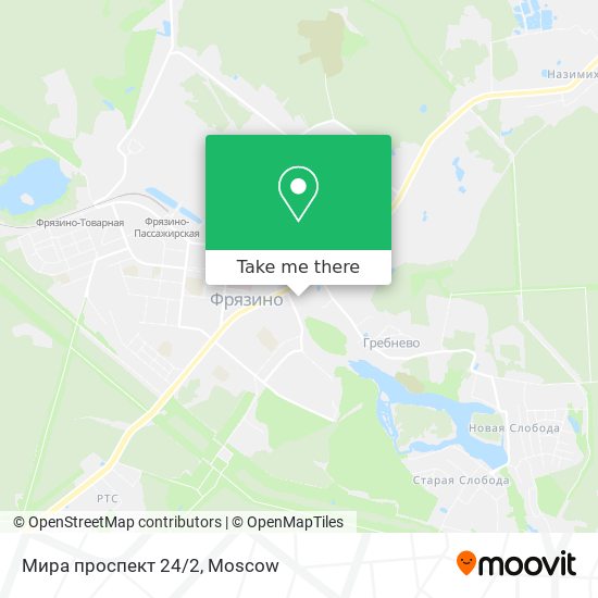 Мира проспект 24/2 map