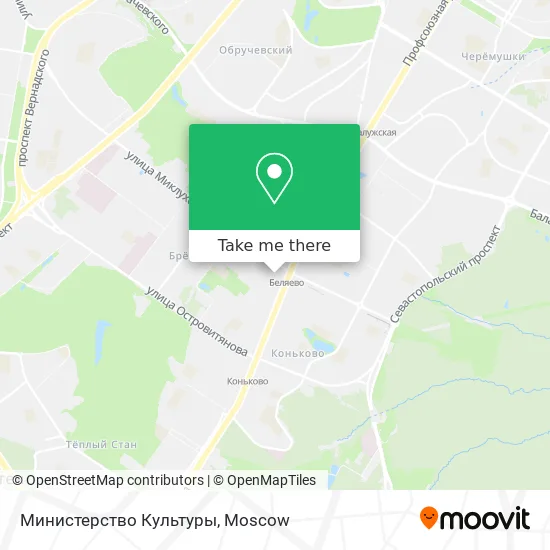 Министерство Культуры map