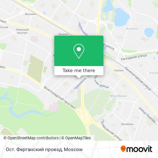 Ост. Ферганский проезд map