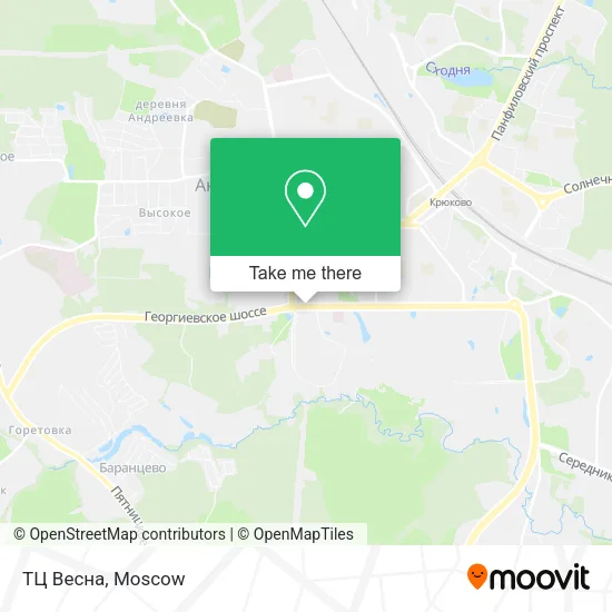 ТЦ Весна map