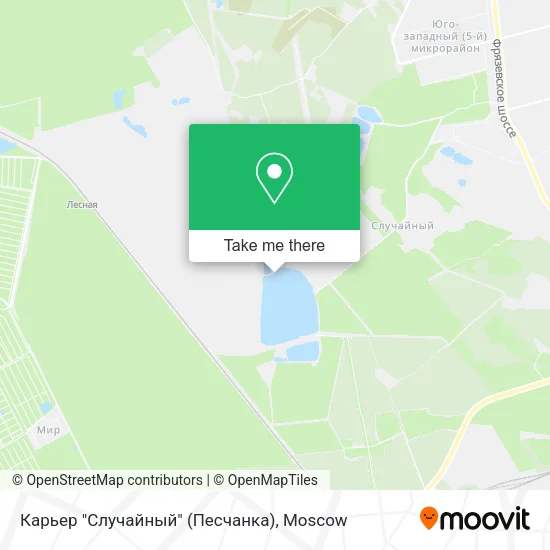 Карьер "Случайный" (Песчанка) map