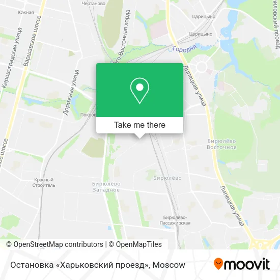 Остановка «Харьковский проезд» map
