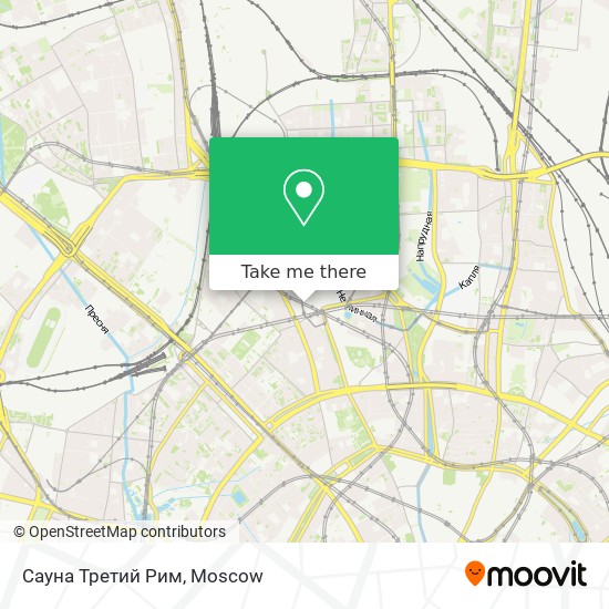 Сауна Третий Рим map