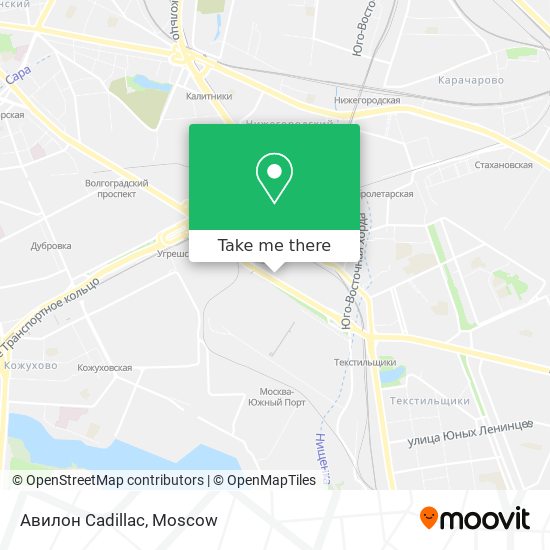 Авилон Cadillac map