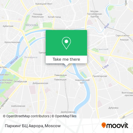 Паркинг БЦ Аврора map