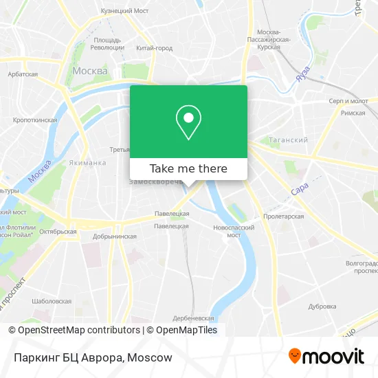 Паркинг БЦ Аврора map