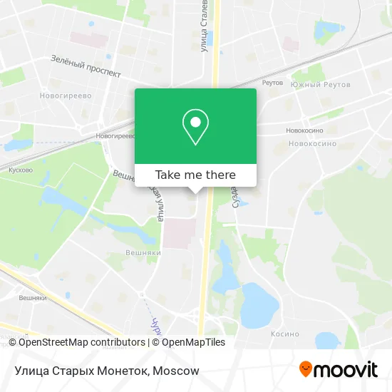 Улица Старых Монеток map