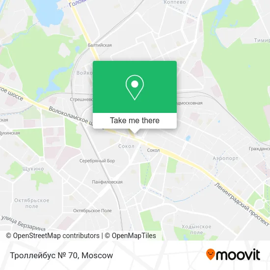 Троллейбус № 70 map