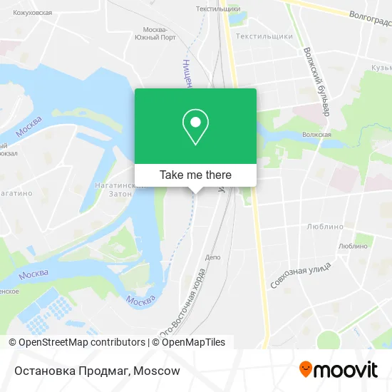 Остановка Продмаг map
