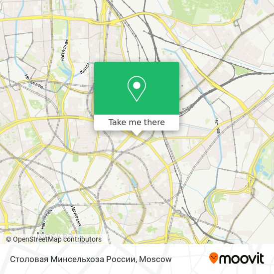 Столовая Минсельхоза России map