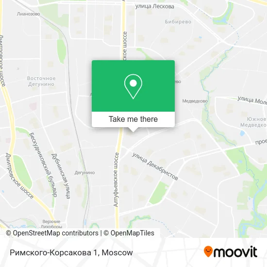 Римского-Корсакова 1 map