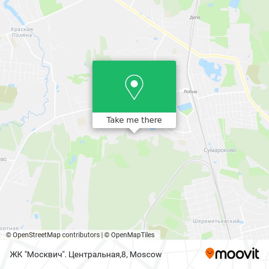 ЖК "Москвич". Центральная,8 map