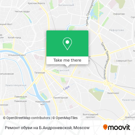 Ремонт обуви на Б.Андроневской map