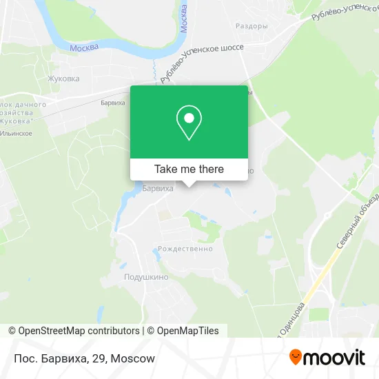 Пос. Барвиха, 29 map