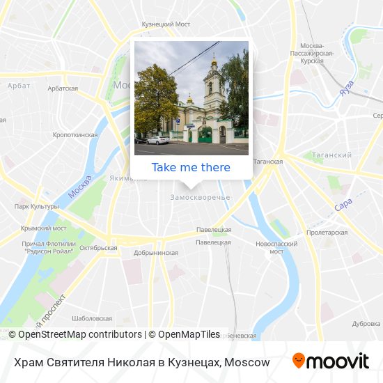 Храм Святителя Николая в Кузнецах map