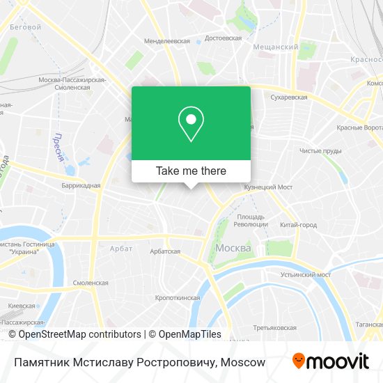 Памятник Мстиславу Ростроповичу map