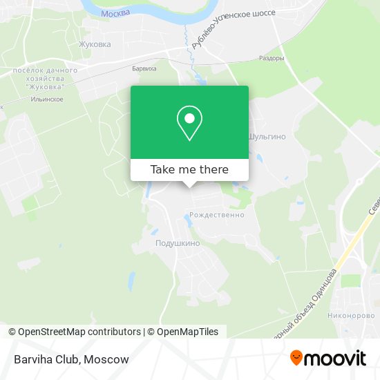 Barviha Club map