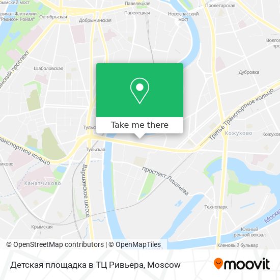 Детская площадка в ТЦ Ривьера map