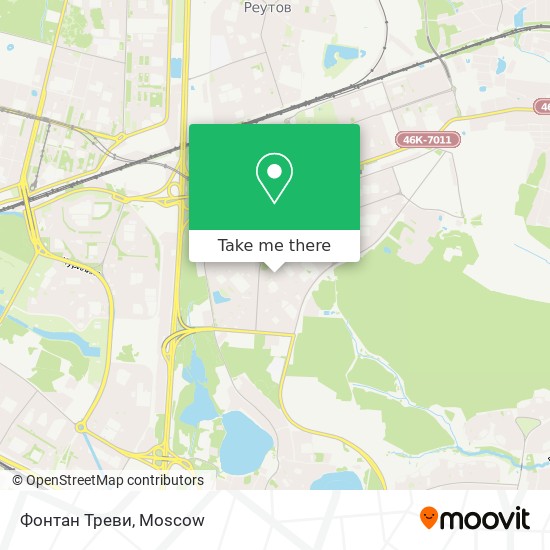 Фонтан Треви map