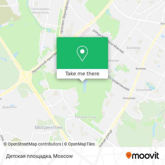 Детская площадка map