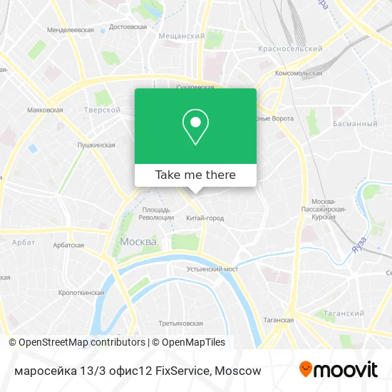 маросейка  13 / 3 офис12 FixService map
