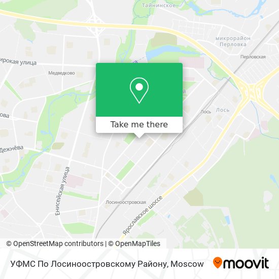 УФМС По Лосиноостровскому Району map