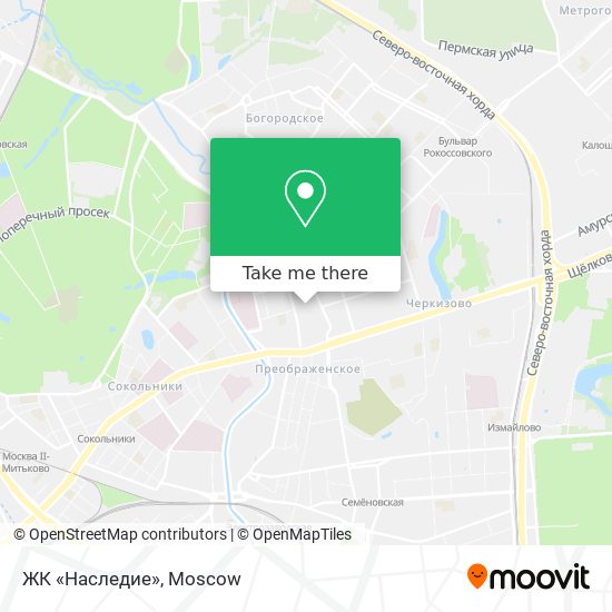 ЖК «Наследие» map