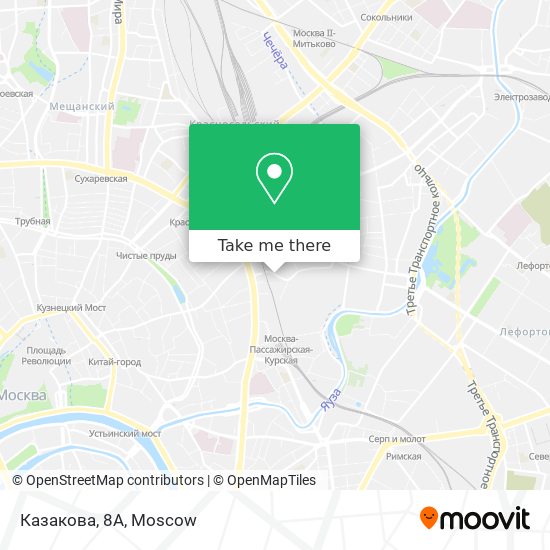 Казакова, 8А map