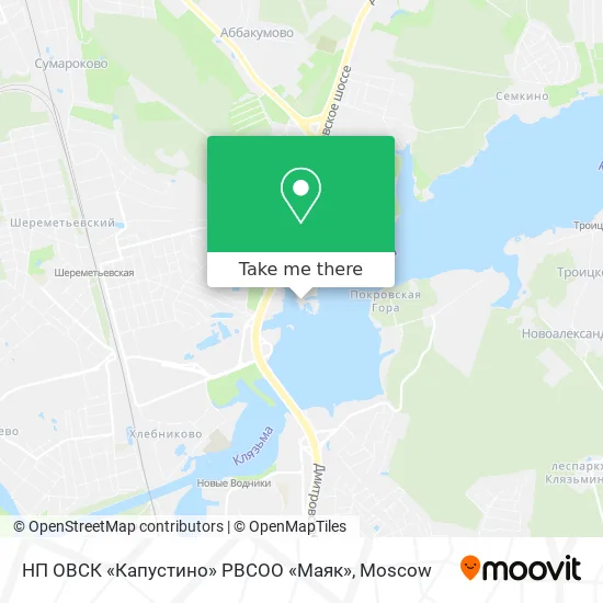 НП ОВСК «Капустино» РВСОО «Маяк» map