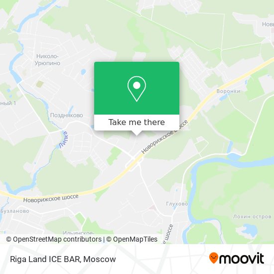 Riga Land ICE BAR map