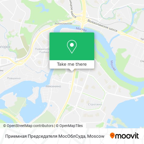 Приемная Председателя МосОблСуда map