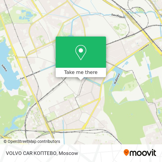 VOLVO CAR КОПТЕВО map