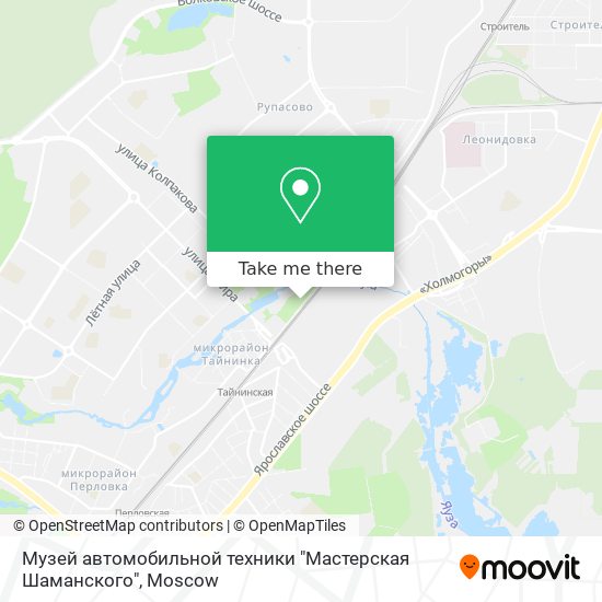 Музей автомобильной техники "Мастерская Шаманского" map