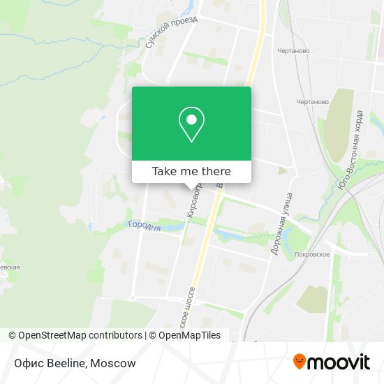 Офис Beeline map