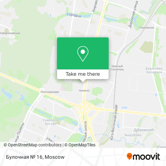Булочная № 16 map