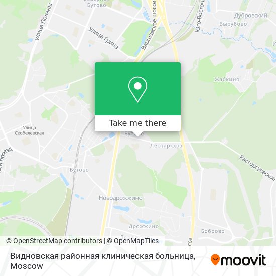 Видновская районная клиническая больница map