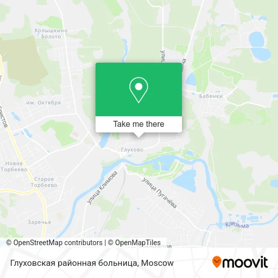 Глуховская районная больница map