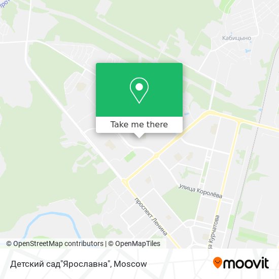 Детский сад"Ярославна" map